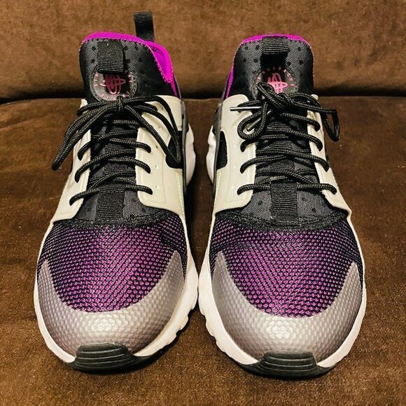 Excellent NIKE Air Huarache Run Ultra 'Purple Dynasty' 8 Mens US 41 EUR 819685 - Picture 3 of 14